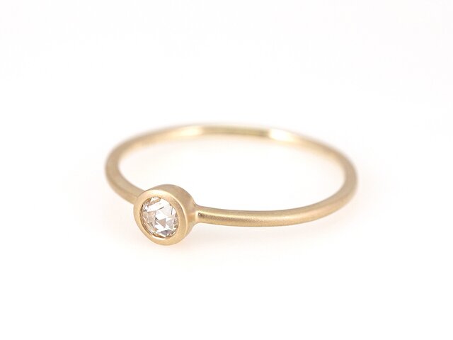 Rosecut Diamond Ring / roundの画像1枚目