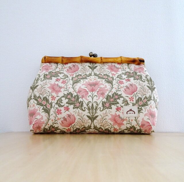 竹クラッチbag がまぐちの画像1枚目