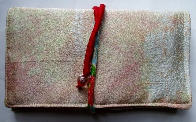 送料無料 絞りの着物で作った和風財布・ポーチ 3759の画像1枚目