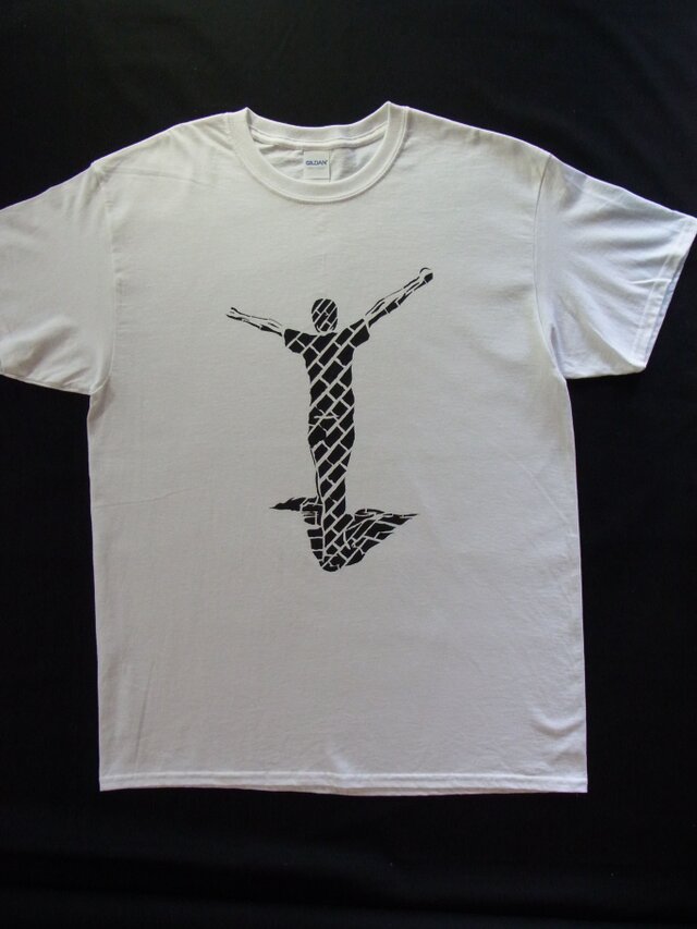 HELLO・Tシャツ*一点ずつペイント 手でペイント 風合いある★こだわり★Tシャツ <受注生産>の画像1枚目