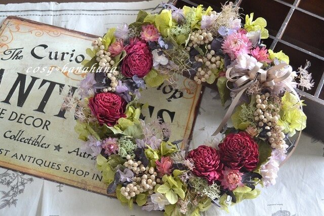 オータムカラ―のgarden*wreathの画像1枚目