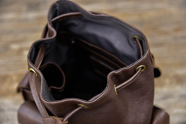 高級感満載！【収納たっぷり】ヌメ革 牛革 ハンドバッグ リュックサック メンズ 厚手頑強！ハンドメイド！男女兼用！ QJ450H 楽天ランキング1位 名入れ可 牛ヌメ革 2WAYリュックサック L トートバッグ 本革 エイジング かばん 鞄 メンズ レディース ギフト レザー  牛革 おしゃれ 大容量 通学 通勤 Hallelujah 名入れ ギフト | JAPAN FACTORY 職人の財布