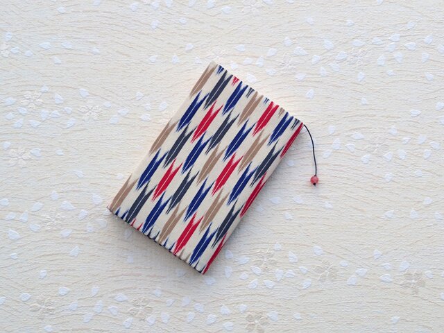 *本のお着物* 正絹紬のブックカバーの画像1枚目