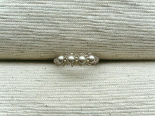 泡沫のBeadsRing~クレマの画像1枚目