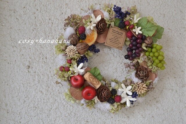 秋の収穫wreathの画像1枚目
