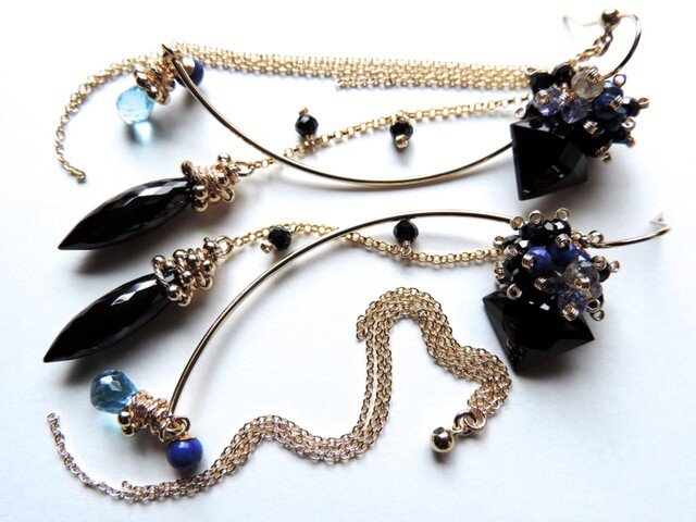 『 BEAUTY BLACK ( Lady B ) 』Pierce by K14GFの画像1枚目