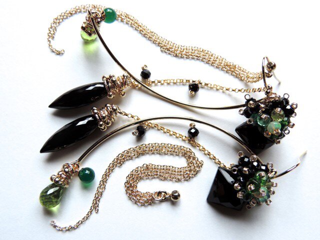 『 BEAUTY BLACK ( Lady GR ) 』Pierce by K14GFの画像1枚目