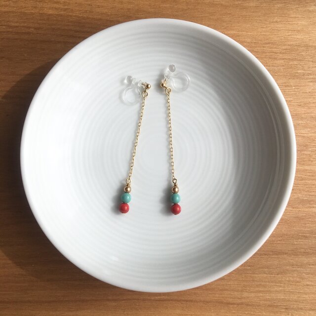 swing earring/pierce【long】の画像1枚目