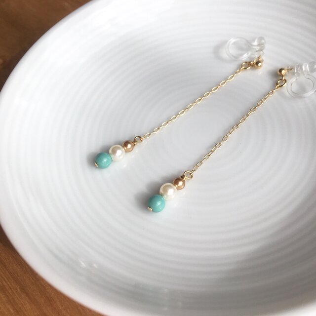 swing earring/pierce【long】の画像1枚目