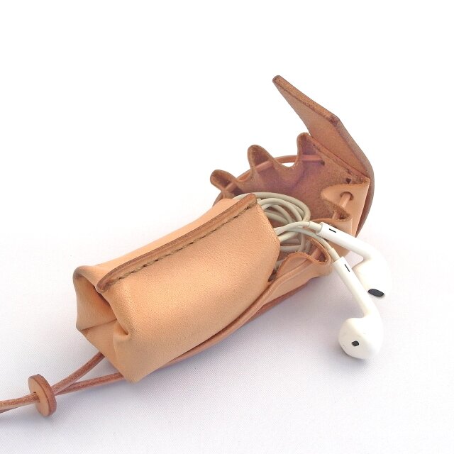 ヌメ革丨コインケース&小物入れ【ham/はむ】手縫い 手作り | iichi