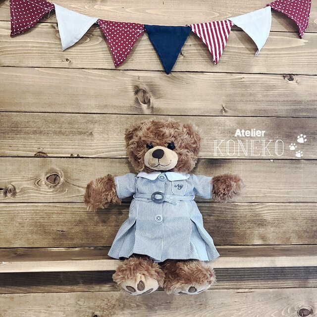 思い出の制服をそのままリメイク♡ミニチュアにしてぬいぐるみに☆の画像1枚目