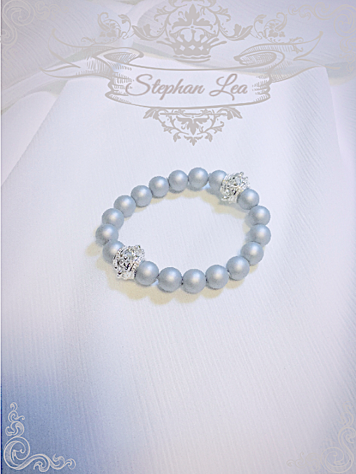 ★Stephan Lea★シルバー秘宝グレービーズブレスレットの画像1枚目