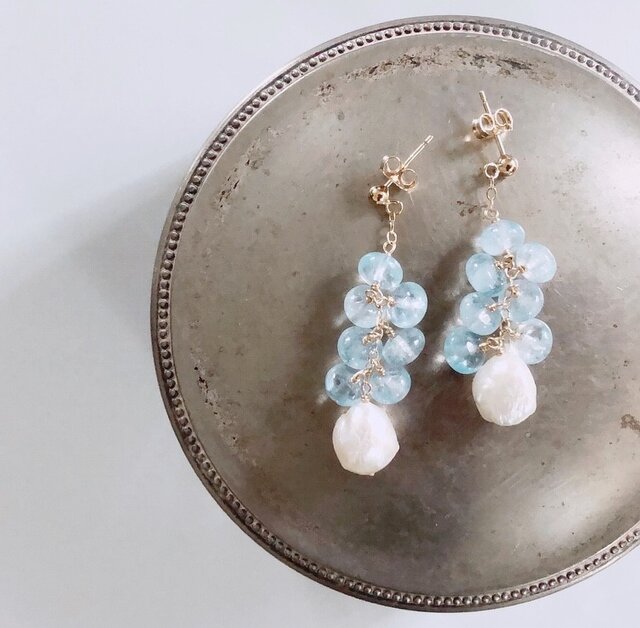 aquamarine*pearl*pierceの画像1枚目