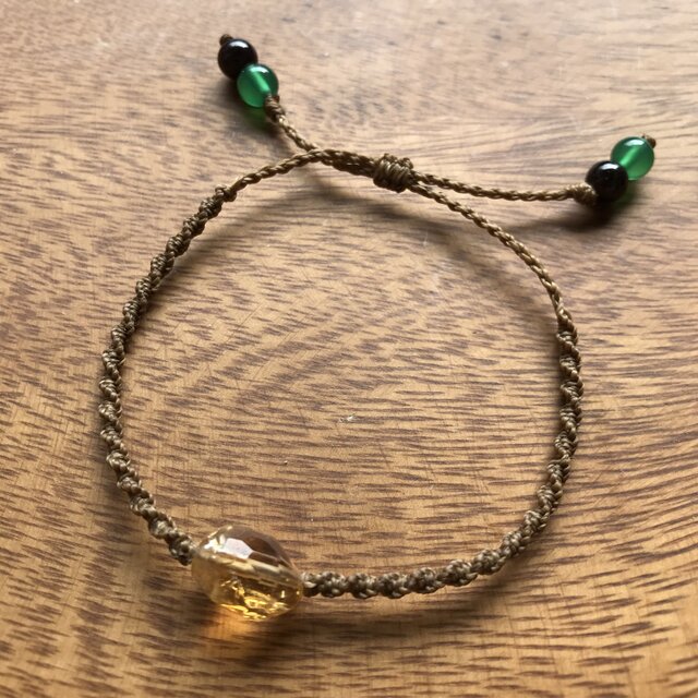 (オーダー制作品)シトリンブレスレットの画像1枚目