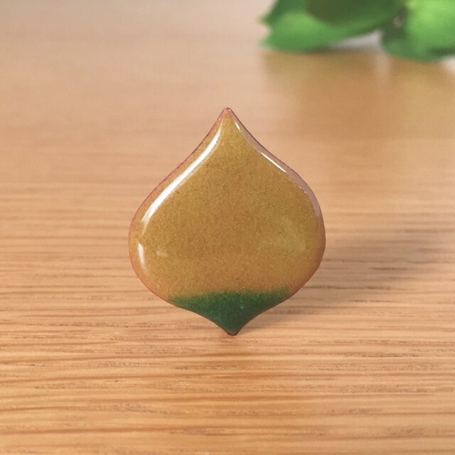 七宝ブローチ「このは・あき」の画像1枚目