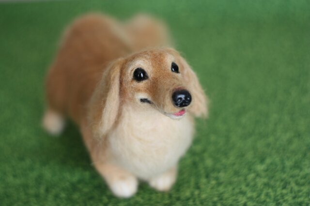 ロングコート ミニチュアダックス 《再販》羊毛フェルト | iichi 日々