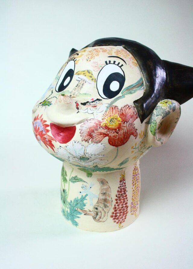アトム/ オブジェ/ 陶芸/ 現代アート/ 花彙/ 色絵/ contemporary ceramic artの画像1枚目