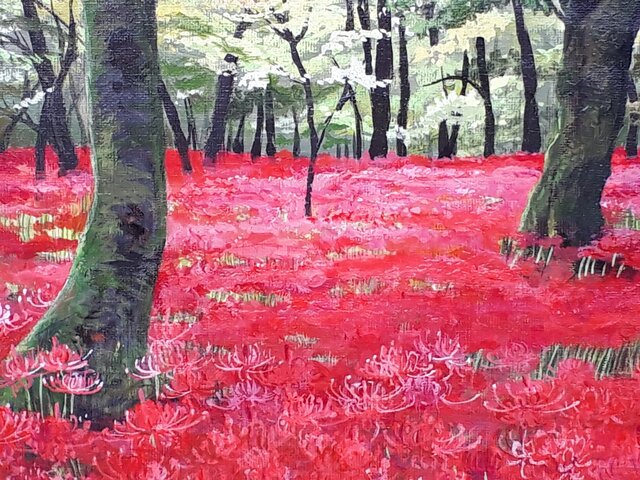 赤い華の画像1枚目