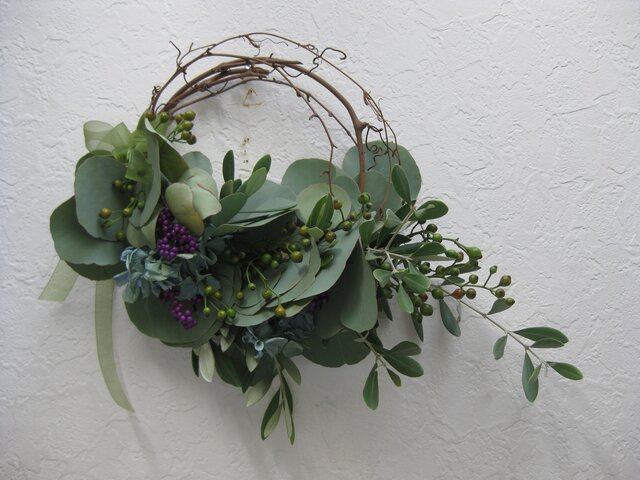 小さな秋のwreathの画像1枚目