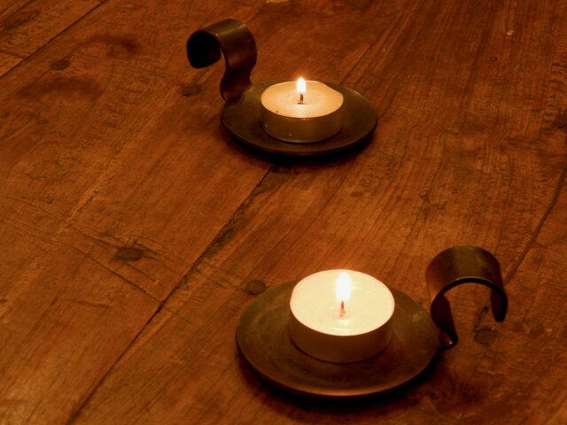 Iron head#5 Candle Holder(ピンなし)2個セットの画像1枚目