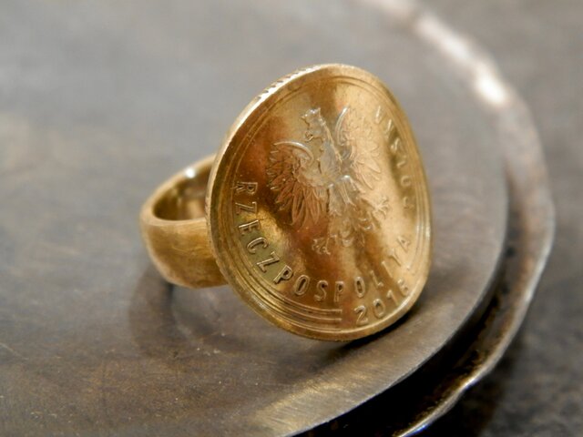 #R1 Poland coin ringの画像1枚目