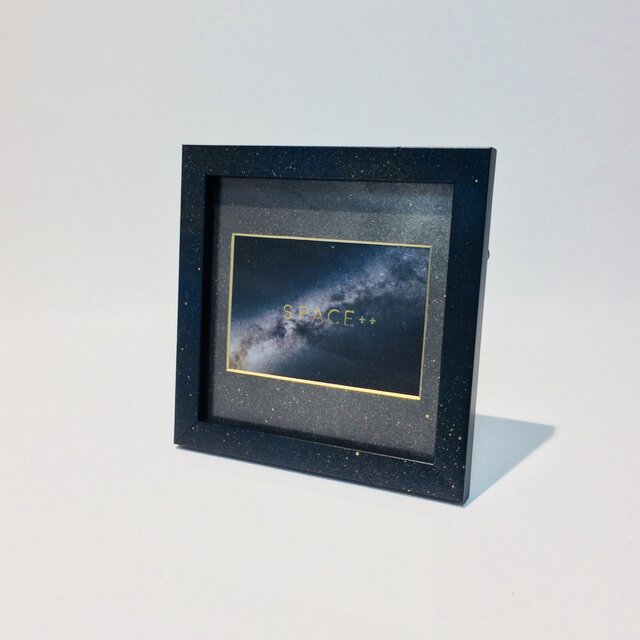 Galaxy Photo Frame (Small size) / 銀河柄フォトフレームの画像1枚目