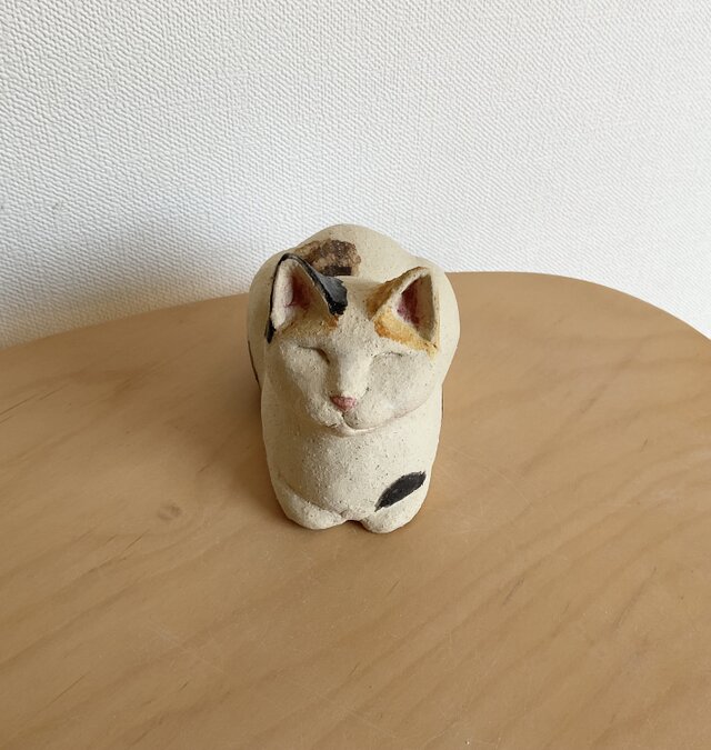 よい顔の三毛猫