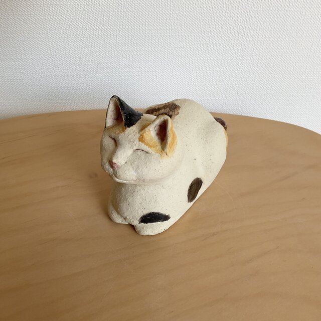 【★yuuu-ry★様】三毛猫×ワッフルハンカチ　メガネケース　バネ口ポーチ他 ☆yuuu-ry☆様】三毛猫×ワッフルハンカチ メガネケース バネ口ポーチ他