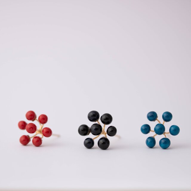 pon 1pair red / black / blueの画像1枚目