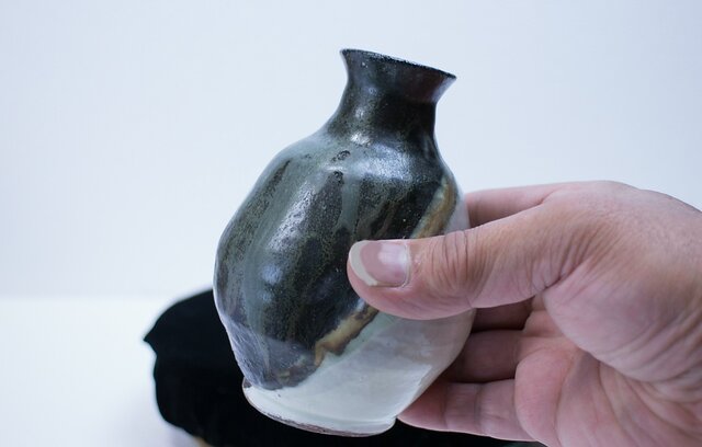 深緑窯変 徳利 2の画像1枚目