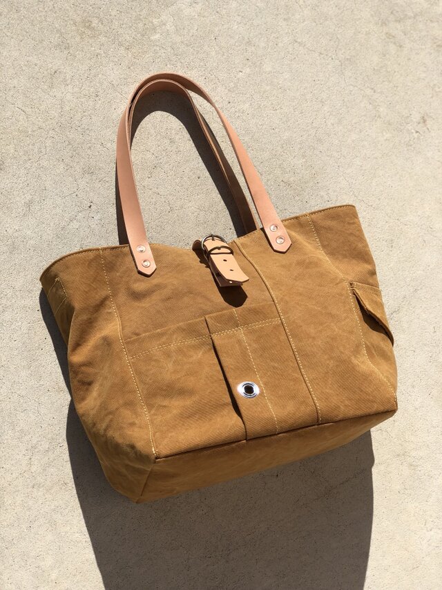 宅急便送料無料☆army duc tool bag M camelの画像1枚目