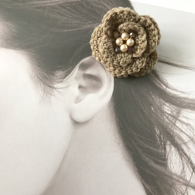 luijewelry leaf hair tie ヘアゴム ルイジュエリー