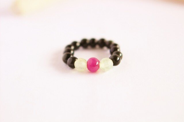 宝石質 ルビー Simple Ring (和)の画像1枚目