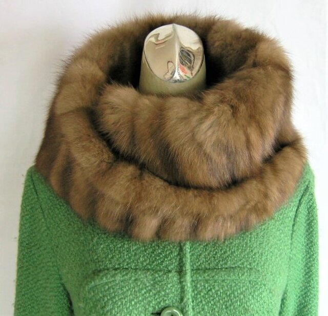 ¶ new antique fur ¶ 毛皮の王様ロシアンセーブルゆったり大き目nejiriスヌード「sebiria」の画像1枚目
