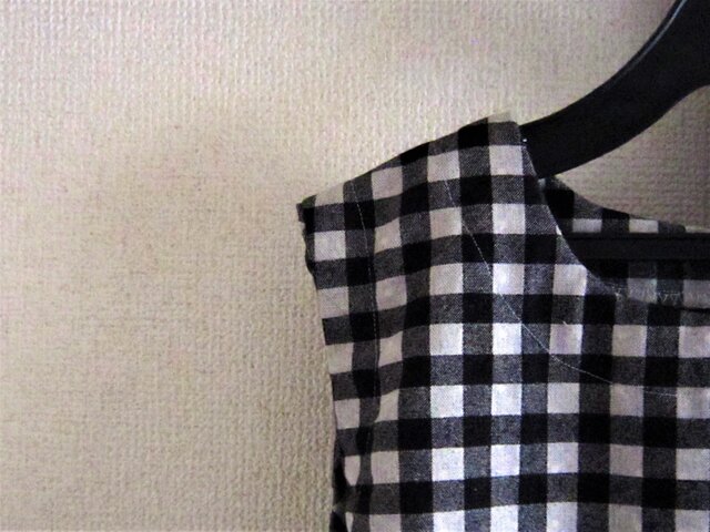 チェックのワンピース25の画像1枚目