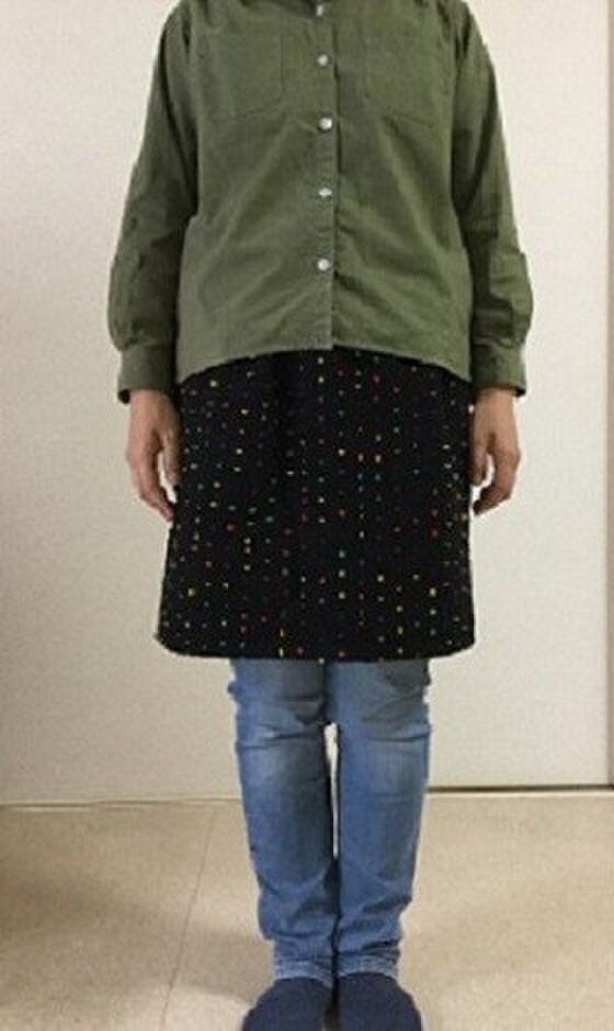 ウールのタイトスカート Sサイズの画像1枚目