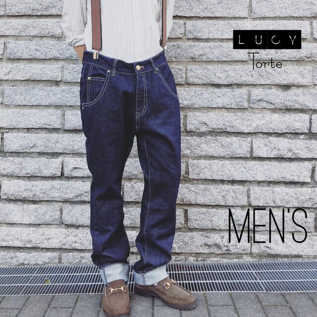 《Men’s》デニムパンツ【INDIGO】の画像1枚目