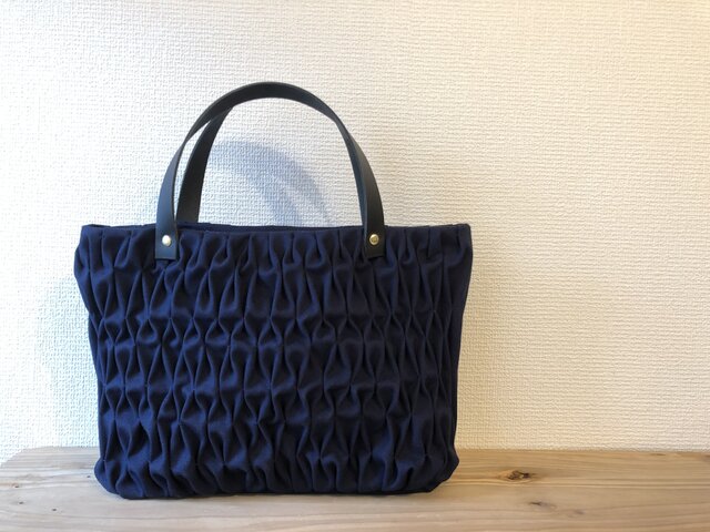 《※I様専用》Smocking tote bag【s】の画像1枚目