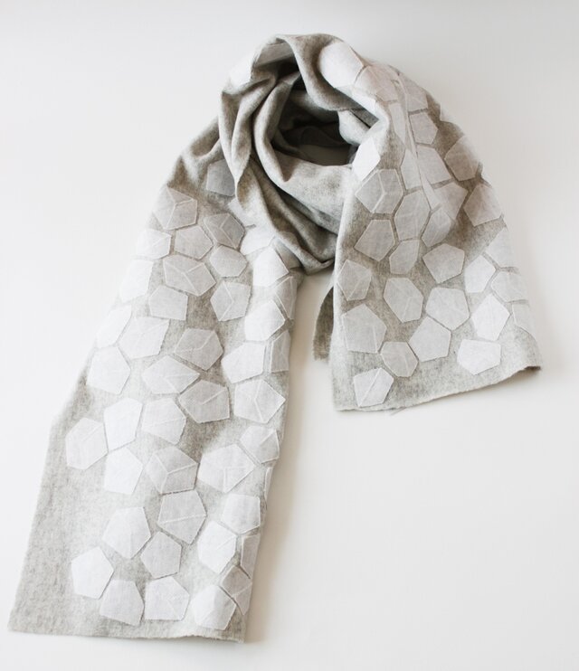 あったかフラノの流氷ストール