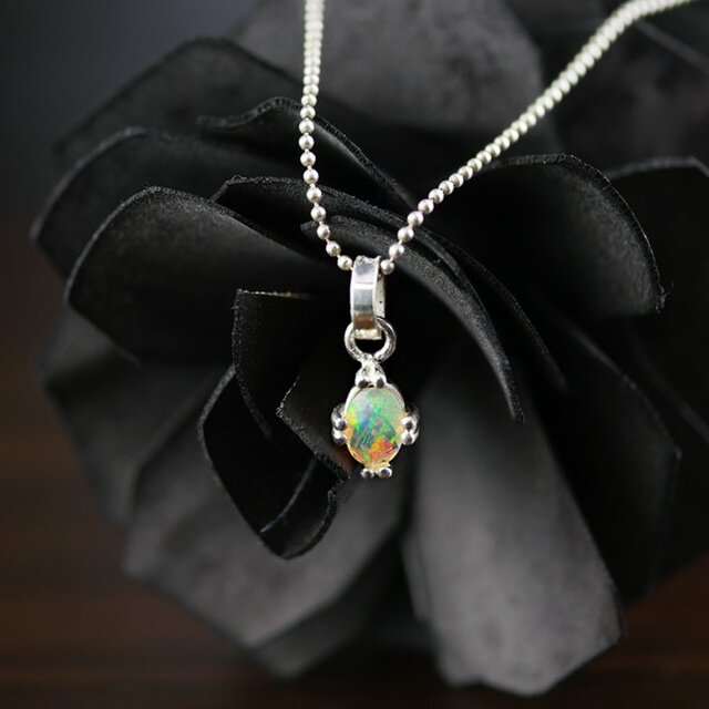 オパールペンダント【silver925】【Opal】の画像1枚目