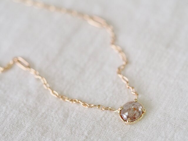 Smoky Dusk Diamond Necklaceの画像1枚目