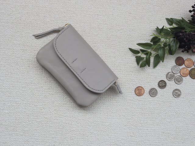 柔らかなお財布(light grey)の画像1枚目