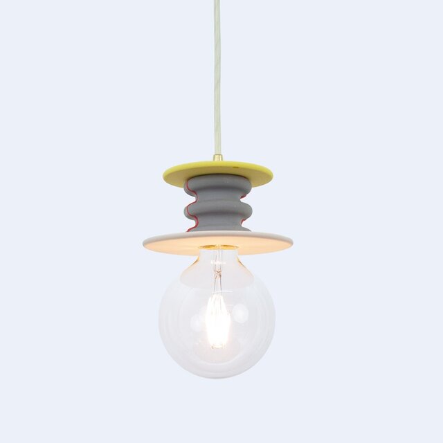 パープルイエローピンク ペンダントランプーFrutti Pendant Lamp