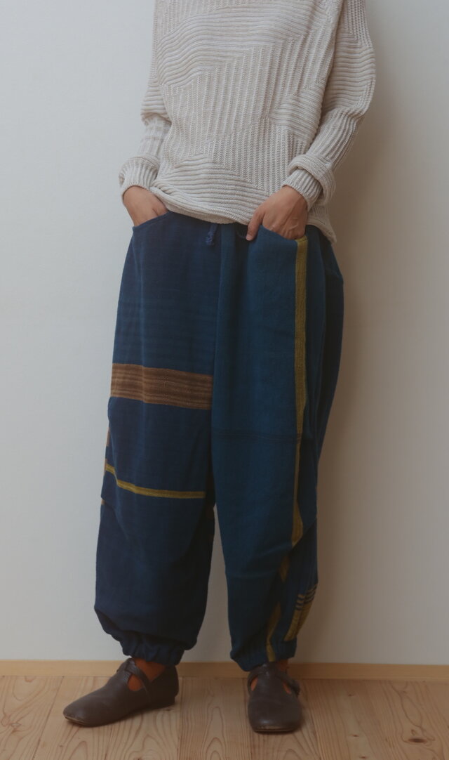 【NEW】nica pants FUTO wool70 cotton30の画像1枚目