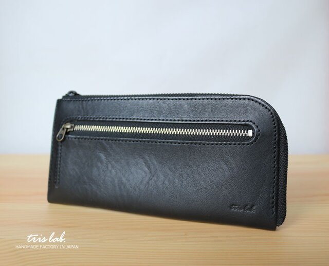 販売開始】 ちいさな長財布 ”BLACK” イタリアレザー | iichi 日々の