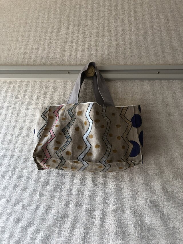 横長トートバッグの画像1枚目