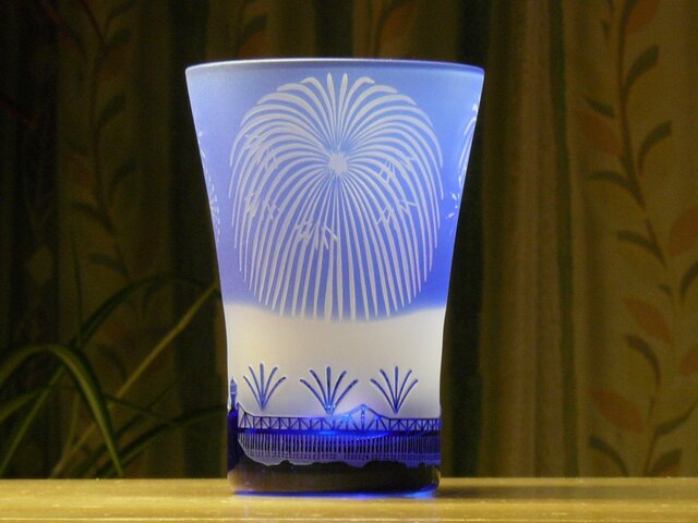 花火の街のタンブラー ~長岡 青(1個)の画像1枚目