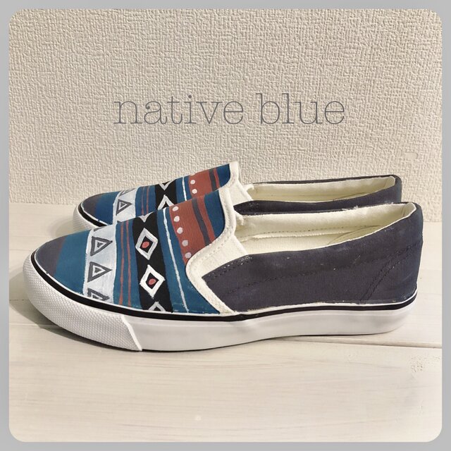 ペイントスリッポン 「native blue」の画像1枚目