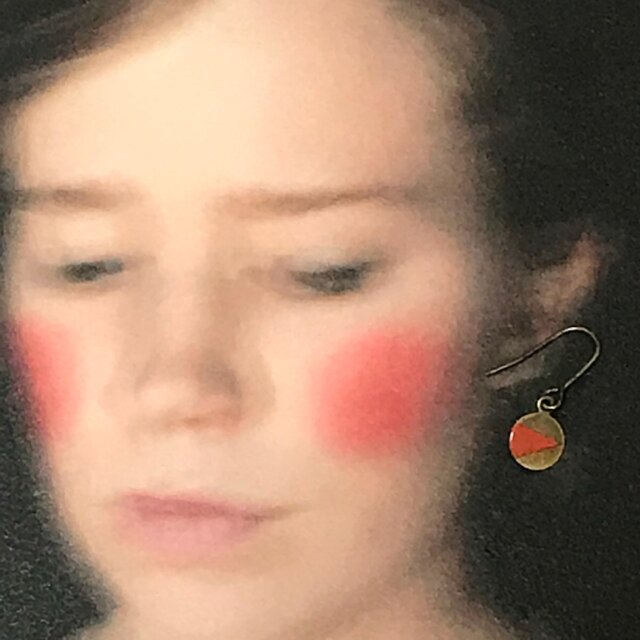 フラッグ柄ピアス/イヤリングの画像1枚目