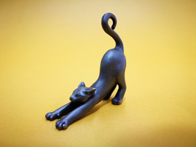 Miniオブジェ 黒猫の画像1枚目